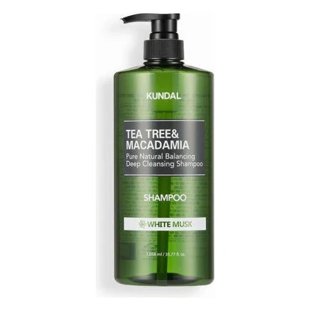 Kundal Tea Tree & Macadamia Pure Natural Cleansing Shampoo (White Musk) 1058ml shampoo